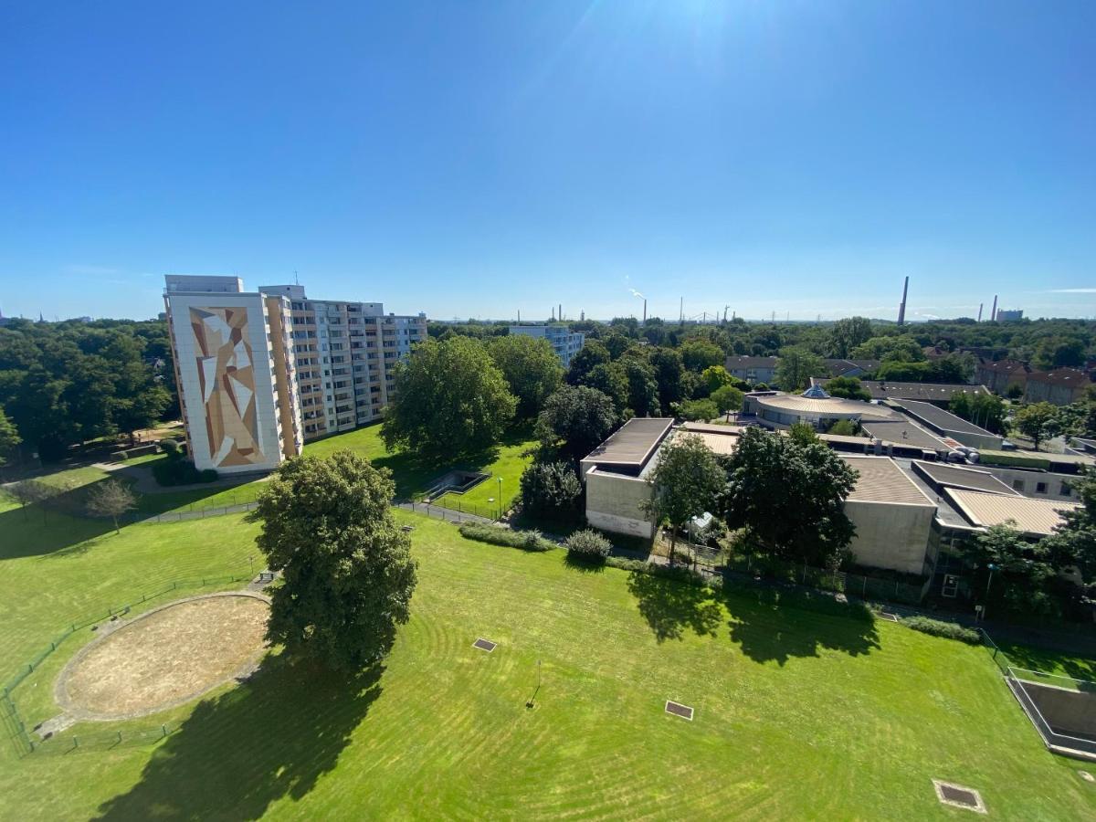Duisburg Von Oben 3,5 Zimmer 8.Og Frisch Saniert Bagian luar foto